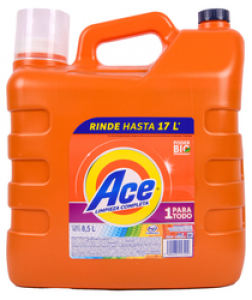 Detergente líquido Ace Limpieza Completa 1 Para Todo Concentrado 5 l